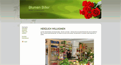 Desktop Screenshot of blumen-biller.de